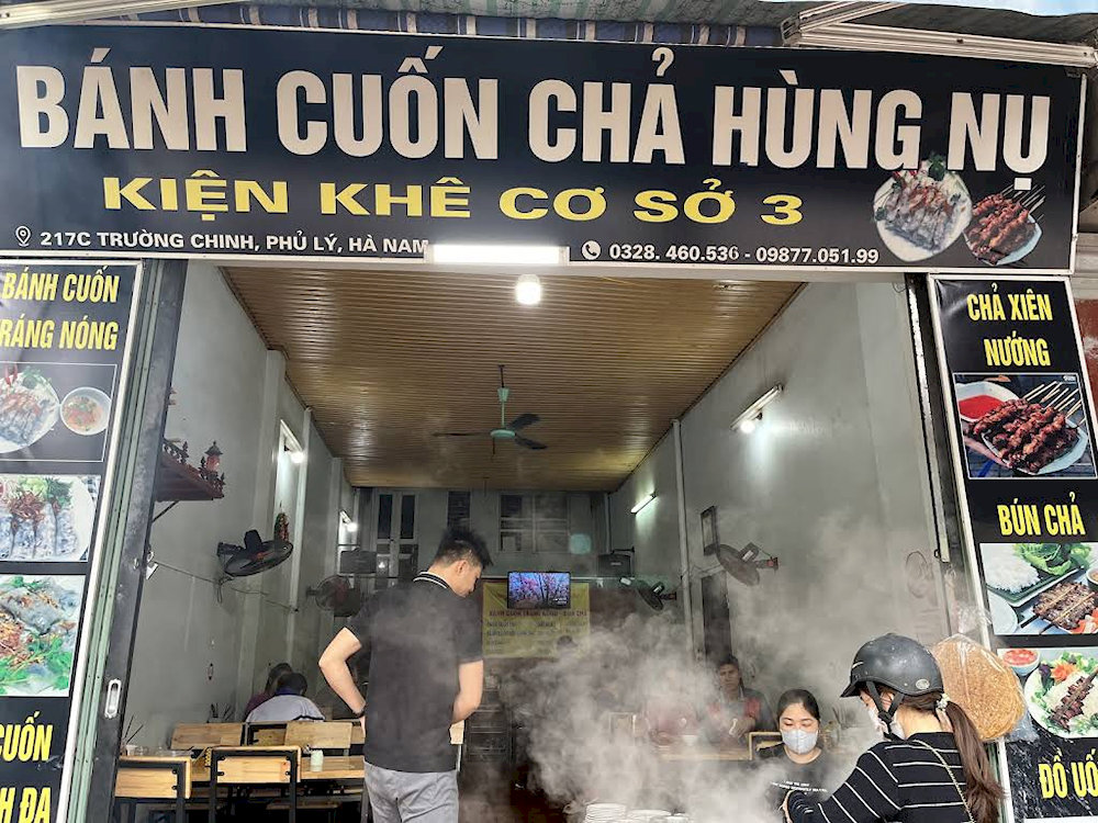 Quán bánh cuốn chả Hùng Nụ cơ sở 3